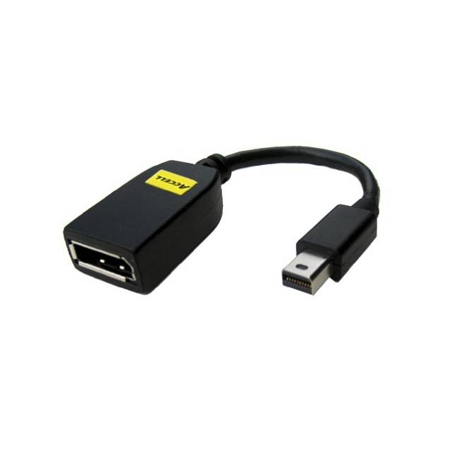 Accell UltraAV B112B-001B 5.2 inch DisplayPort Female to Mini DisplayPort Male Adapter Cable