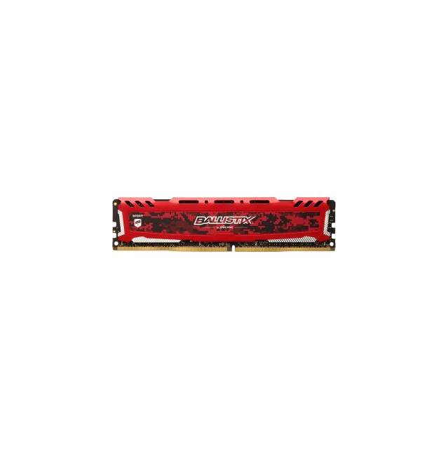 Crucial Ballistix Sport LT Red DDR4-2666 4GB/512Mx64 CL16 Memory