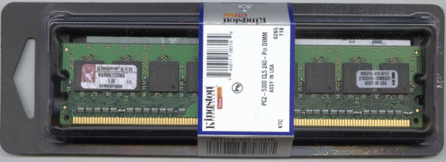 Kingston KVR667D2N5/2G DDR2-667 2GB Memory