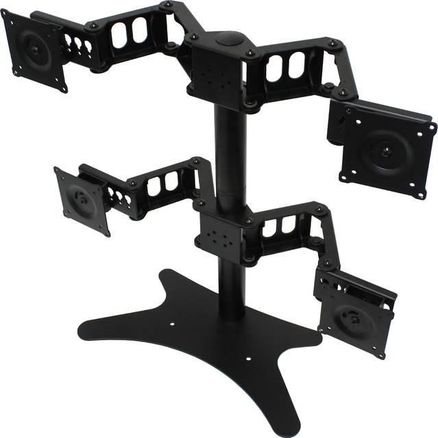 DoubleSight DS-424STA Quad Monitor Flex Stand for LCD Displays