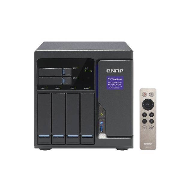 QNAP TVS-682-I3-8G-US Intel Core i3-6100 3.7GHz/ 8GB RAM/ 4GbE/ 6SATA3/ USB3.0/ 6-Bay Desktop NAS for SMBs