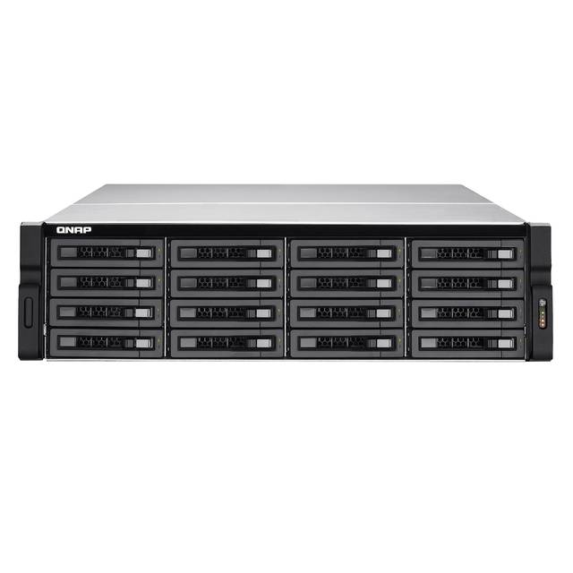 QNAP TS-EC1680U-I3-4GE-R2-US Intel Core i3-4150 3.5GHz/ 4GB RAM/ 6GbE/ 16SATA3/ USB3.0/ 16-Bay 3U Rackmount NAS for Enterprise