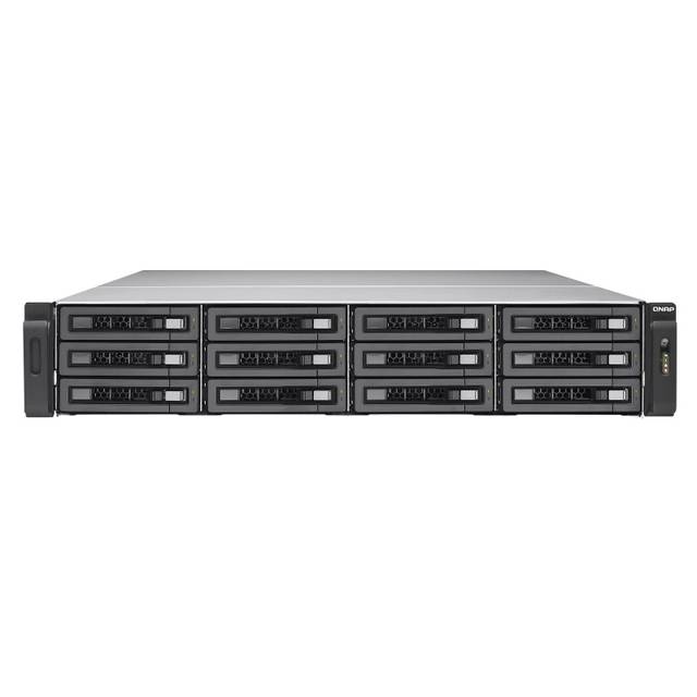 QNAP TES-1885U-D1521-16GR-US Intel Xeon Processor D-1521 2.4GHz/ 16GB RAM/ 6GbE/ 18SATA3/ 18-Bay 2U Rackmount NAS for Enterprise