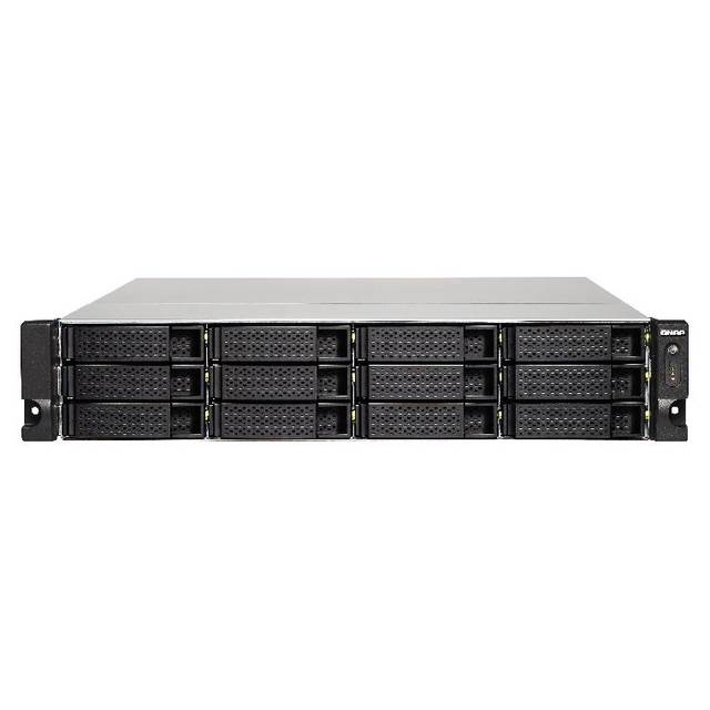 QNAP TS-1273U-RP-16G-US AMD R-Series RX-421ND 2.1GHz/ 16GB DDR4/ 6GbE/ 12SATA3/ USB3.0/ 12-Bay 2U Rackmount NAS for SMB