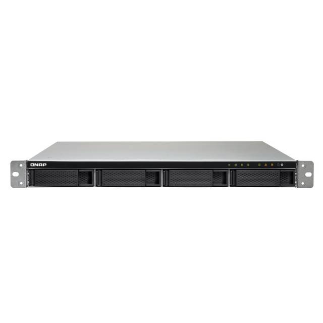 QNAP TS-432XU-2G-US Alpine AL-324 ARMv8 Cortex-A57 1.7GHz/ 2GB DDR4/ 4GbE/ 4SATA3/ USB3.1/ 4-Bay 1U Rackmount NAS for SMB