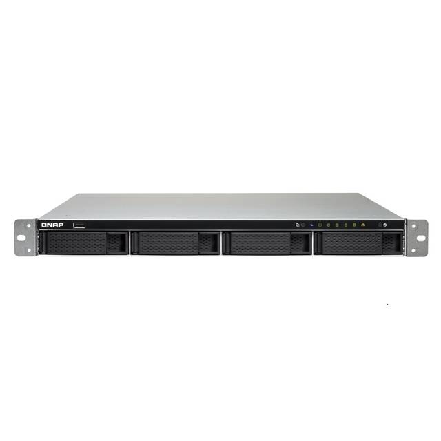 QNAP TS-463XU-4G-US AMD G-Series GX-420MC 2.0GHz/ 4GB DDR3L/ 5GbE/ 4SATA3/ USB3.0/ 4-Bay 1U rackmount NAS for SMB