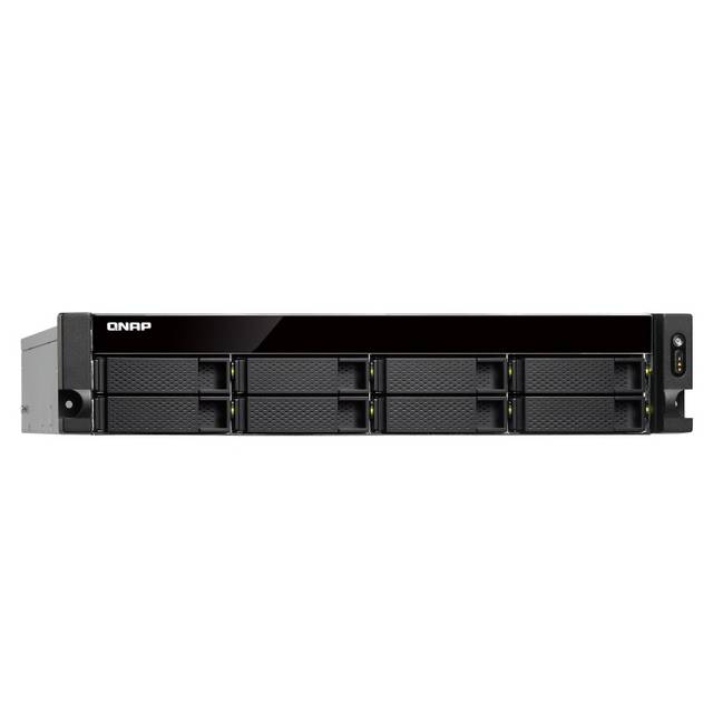 QNAP TS-832XU-RP-4G-US Alpine AL-324 ARMv8 Cortex-A57 1.7GHz/ 4GB DDR4/ 4GbE/ 8SATA3/ USB3.1/ 8-Bay 2U Rackmount NAS for SMB