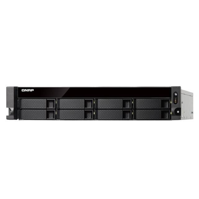 QNAP TS-832XU-4G-US Alpine AL-324 ARMv8 Cortex-A57 1.7GHz/ 4GB DDR4/ 4GbE/ 8SATA3/ USB3.1/ 8-Bay 2U Rackmount NAS for SMB