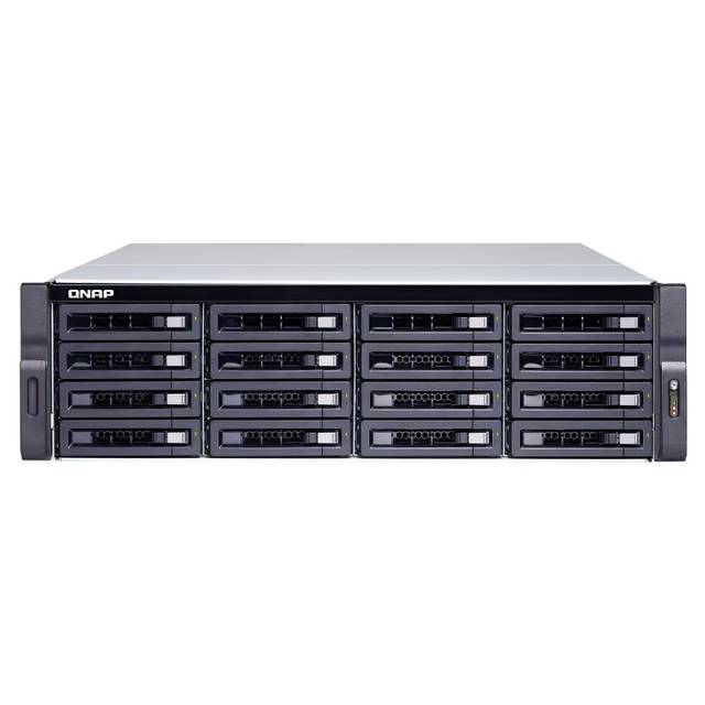 QNAP TVS-1672XU-RP-I3-8G-US Intel Core i3-8100 3.6GHz/ 8GB DDR4/ 4GbE/ 16SATA3/ USB3.1/ 16-Bay 3U Rackmount NAS for SMB