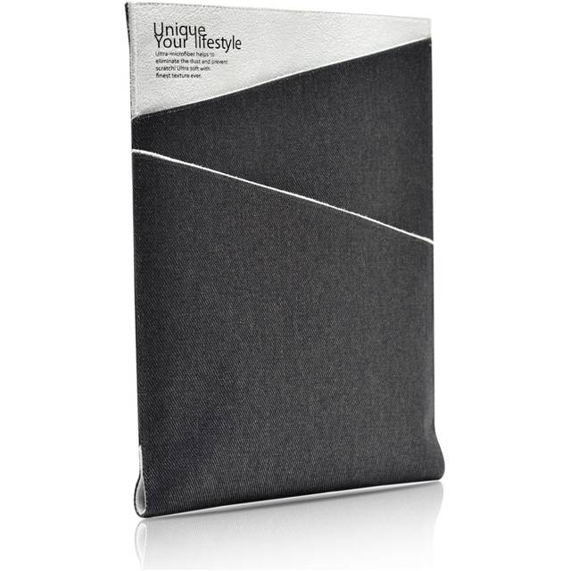 Evouni K17-3GY Twilled Denim Case for iPad (Gray)