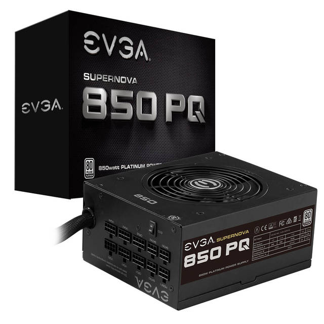 EVGA SuperNOVA 850 PQ 210-PQ-0850-X1 850W 80 PLUS Platinum ATX12V & EPS12V Power Supply w/ Active PFC