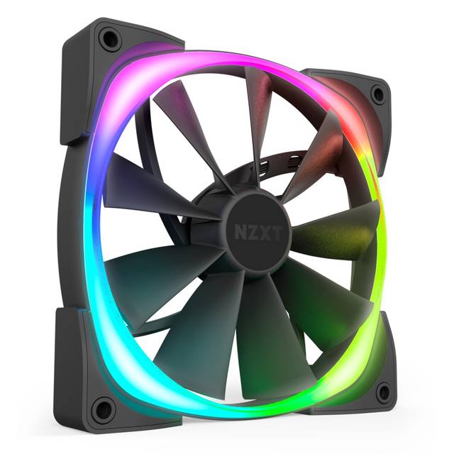 NZXT Aer RGB 2 HF-28120-B1 120mm LED Case Fan for HUE 2 Powered by CAM