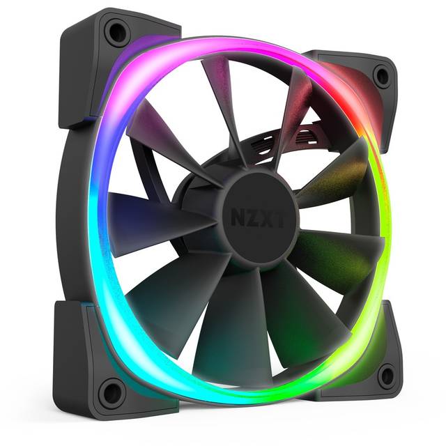 NZXT Aer RGB 2 Starter Kit HF-2812C-T1 3x 120mm LED Case Fan with HUE 2 Controller Powered by CAM