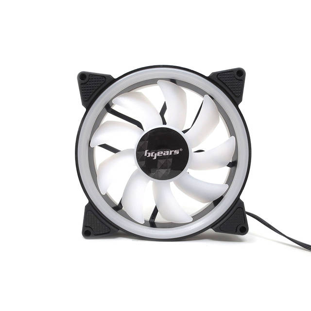 Bgears B-DUALRING 120mm White LED Case Fan