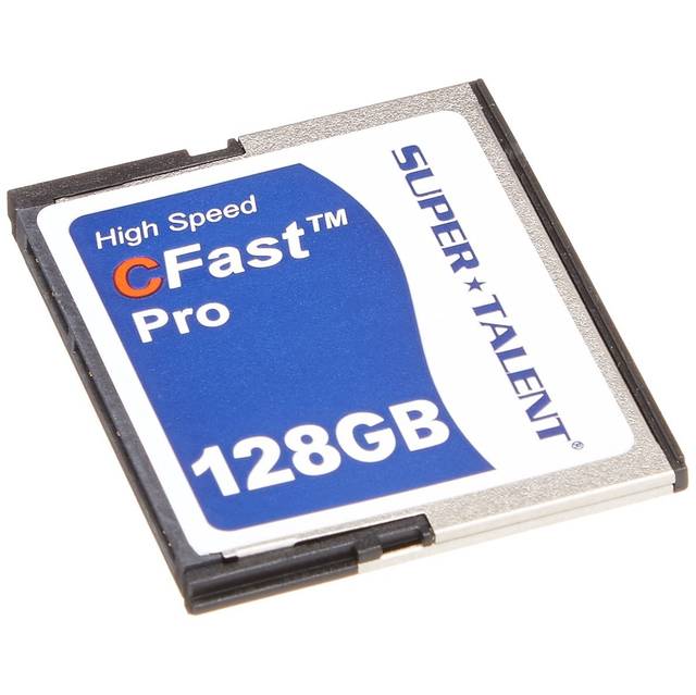 Super Talent CFast Pro 128GB Storage Card