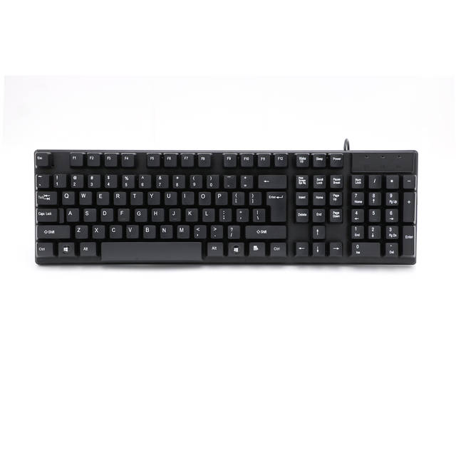 iMicro KB-IMK15 107-Key Wired USB Keyboard (English)