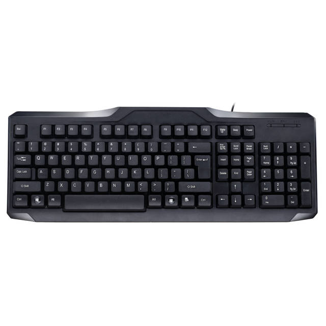 iMicro KB-IMK9R 107-Key USB Wired English Keyboard (Black)