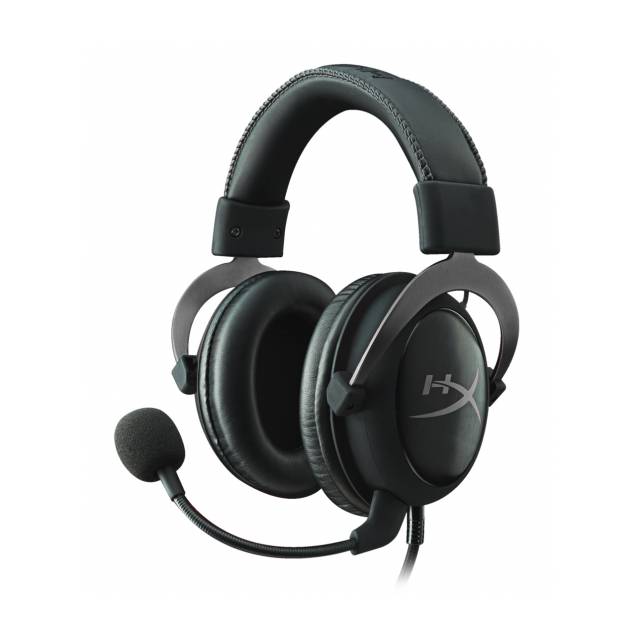 Kingston KHX-HSCP-GM Wired 3.5mm HyperX Cloud II Headphone w/ Microphone (Gun Metal)