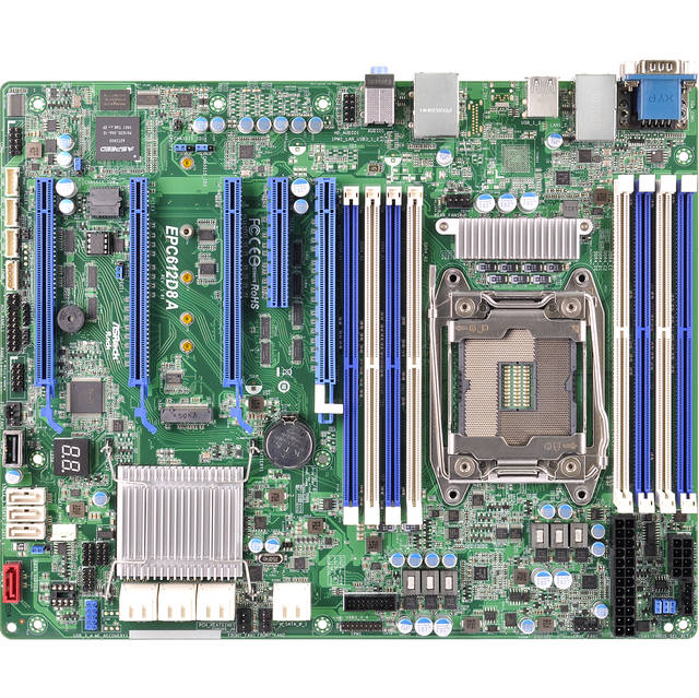 ASRock Rack EPC612D8A LGA2011-v3/ Intel C612/ DDR4/ SATA3&USB3.0/ A&V&2GbE/ ATX Server Motherboard