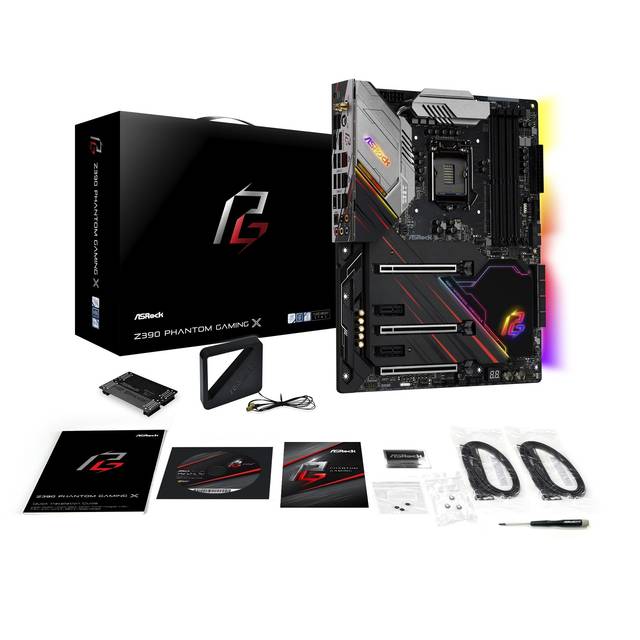 ASRock Z390 PHANTOM GAMING X LGA1151/ Intel Z390/ DDR4/ Quad CrossFireX & Quad SLI/ SATA3&USB3.2/ M.2/ WiFi/ A&GbE/ ATX Motherboard