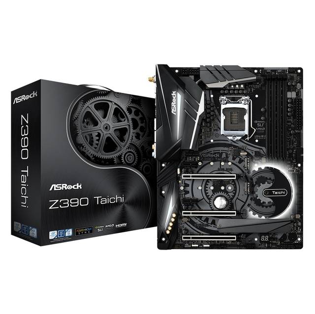 ASRock Z390 TAICHI LGA1151/ Intel Z390/ DDR4/ Quad CrossFireX & Quad SLI/ SATA3&USB3.1/ M.2/ WiFi/ A&2GbE/ ATX Motherboard