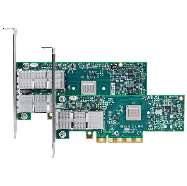 MELLANOX ConnectX-3 VPI MCX354A-QCBT Dual-Port QSFP PCI-E 3.0 x8 Adapter Card (Open Box)