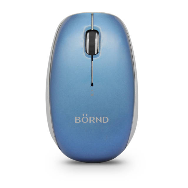 Bornd C170B Wireless Bluetooth 3.0 Optical Mouse (Blue)