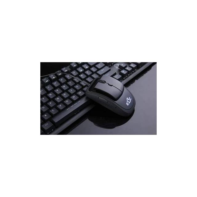 QuadraClicks RBT Rebel Real 1.112 Advanced Ergonomic Gaming Mouse, Black