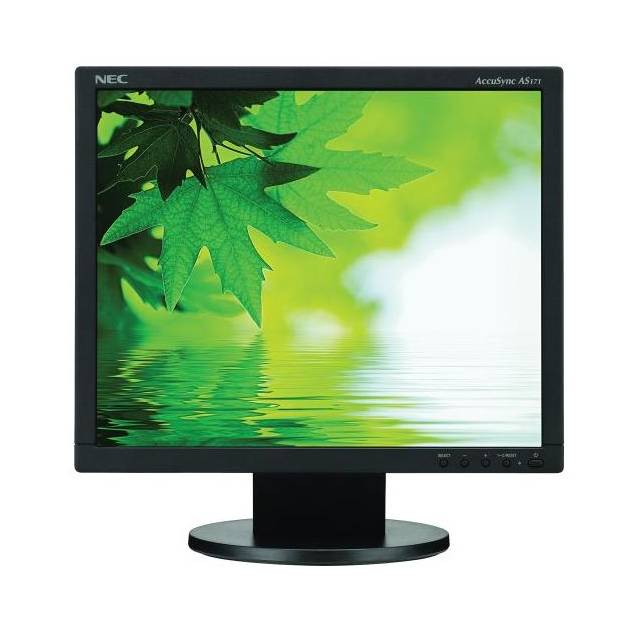 NEC AccuSync AS171-BK 17 inch 1,000:1 5ms VGA/DVI LCD Monitor (Black)