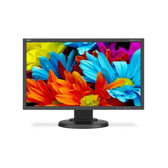 NEC MultiSync E224WI-BK 22 inch Widescreen 1,000:1 6ms VGA/DVI/DisplayPort LED LCD Monitor (Black)