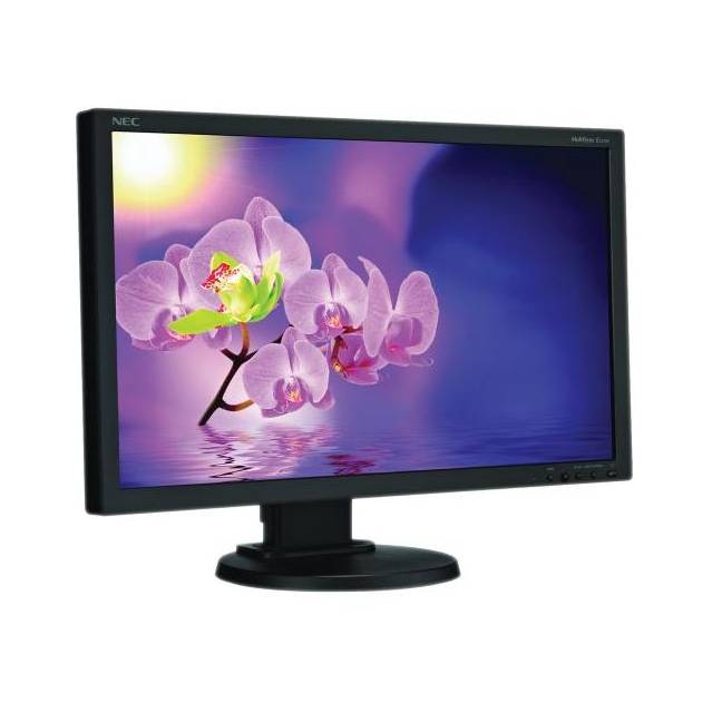 NEC MultiSync E231W-BK 23 inch 25,000:1 5ms VGA/DVI/DisplayPort LCD Monitor (Black)