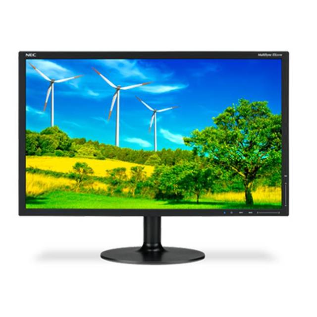 NEC MultiSync EX231W-BK 23 inch Widescreen 25,000:1 5ms DVI/DisplayPort LED LCD Monitor w/ USB Hub (Black)