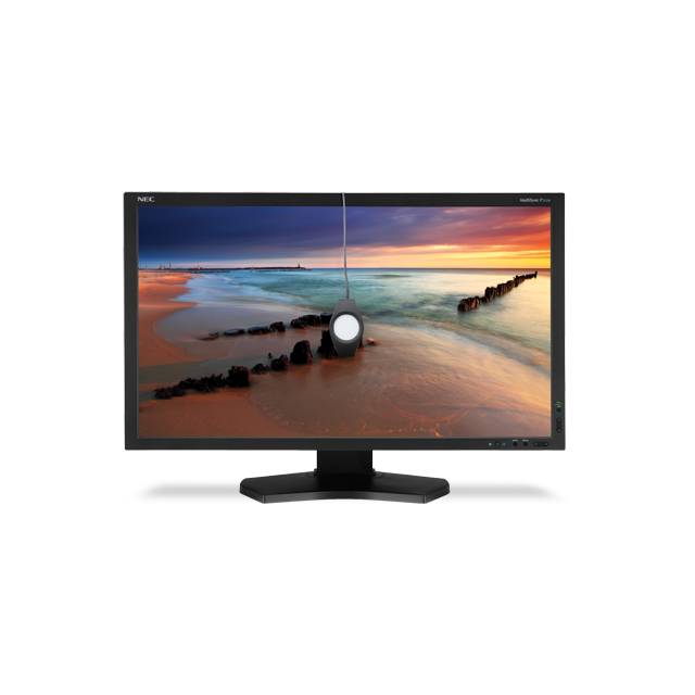 NEC P232W-BK-SV 23 inch Widescreen 1,000:1 8ms VGA/DVI/HDMI/DisplayPort/USB LED LCD Monitor w/ SpectraViewII (Black)