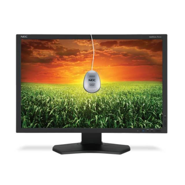 NEC P241W-BK-SV 24 inch WideScreen 1,000:1 8ms VGA/DVI/DisplayPort LED LCD Monitor