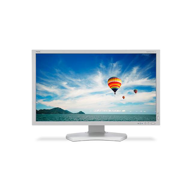 NEC MultiSync PA272W 27 inch Widescreen 1,000:1 6ms DVI/HDMI/DisplayPort/USB LED LCD Monitor (White)