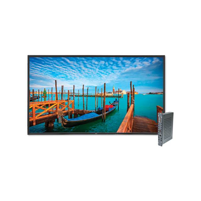 NEC V552-PC 55 inch Large Screen 4,000:1 8ms Composite/Component/VGA/DVI/HDMI/DisplayPort/RJ45 LED LCD Monitor, w/ Speakers & Single Board Computer