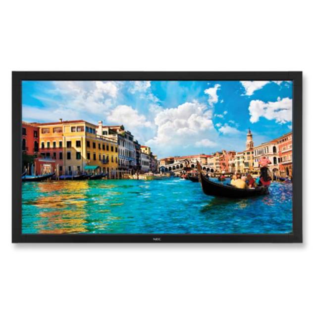 NEC V652-AVT 65 inch Large Screen 4,000:1 8ms Composite/Component/S-Video/VGA/DVI/HDMI/DisplayPort/RJ45 LED LCD Monitor, w/ Built-in TV Tuner & Speak