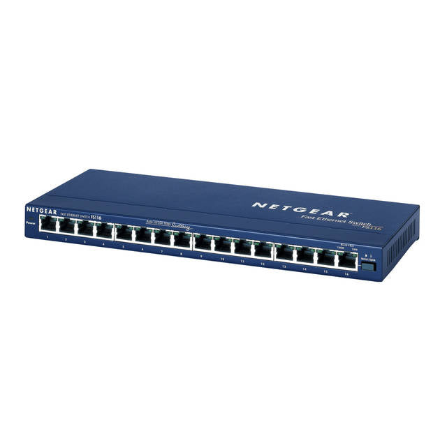 Netgear FS116NA Prosafe 16-Port 10/100 Mbps Desktop Switch