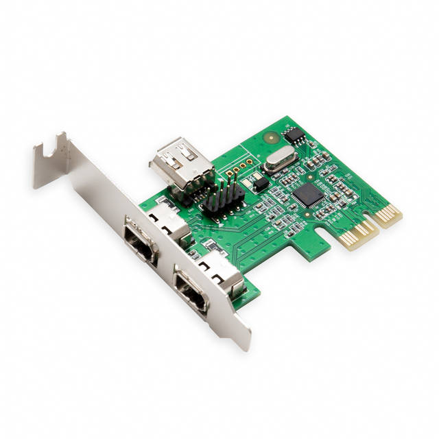 SYBA SI-PEX30017 3-Port 1394a Firewire PCI-Express x1 Controller Card w/ Full and Low Profile Brackets