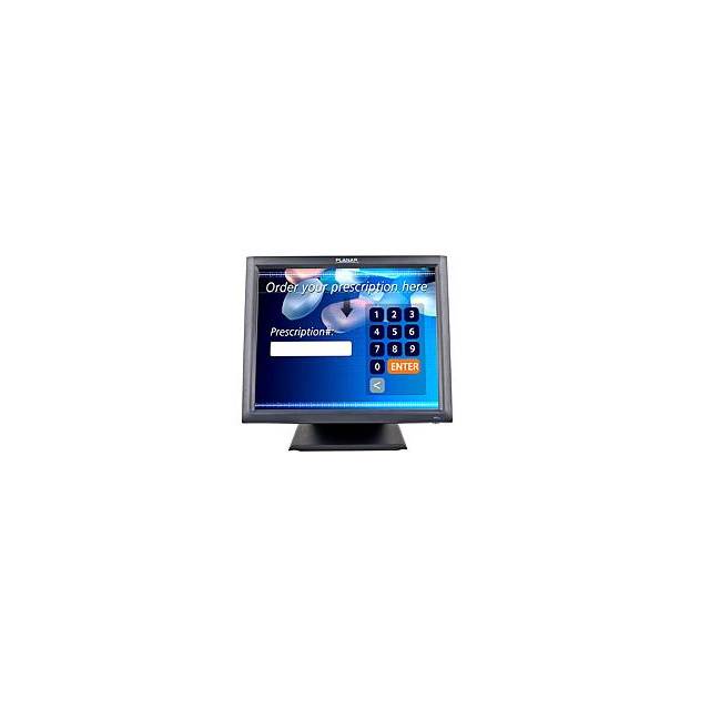 Planar PJT195RW 19 inch 1000:1 5ms USB Resistive Touchscreen LCD Monitor (Black), w/ Speakers