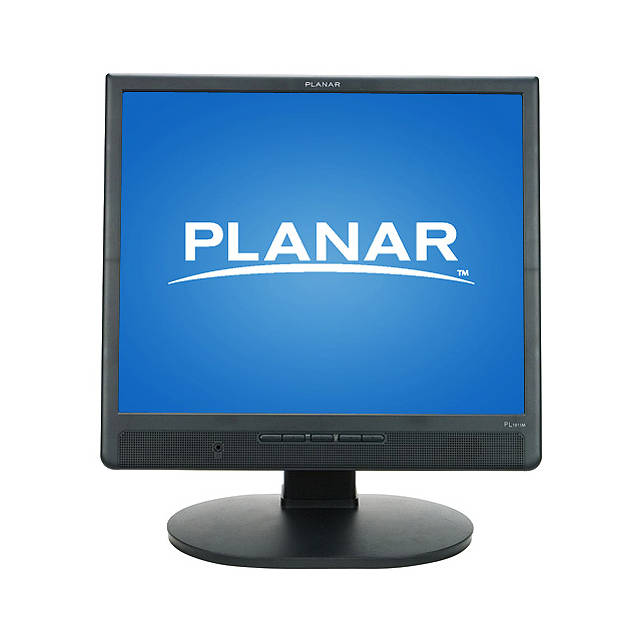 Planar PL1911M 19 inch 1,000:1 5ms DVI LCD Monitor, w/ Speakers  (Black)