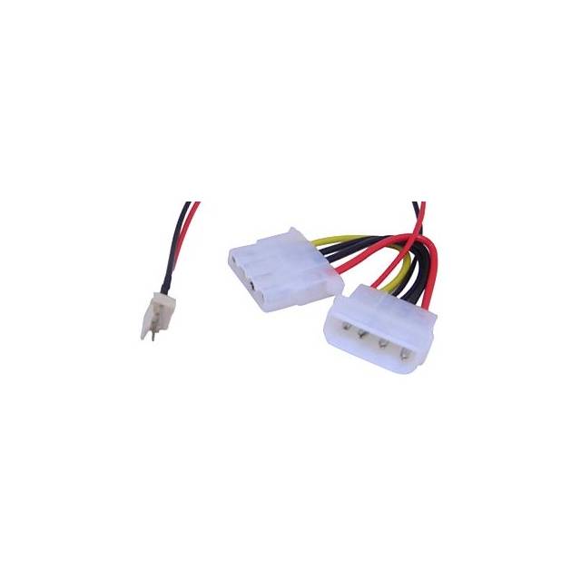 iMicro POW-ADT-3P4 4Pin Male/Female Molex to 3Pin Fan Power Cable