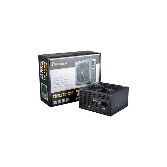 Solid Gear SDGR-750E 750W PS2 ATX12V v2.3 & EPS12V v2.91 Power Supply (Black)