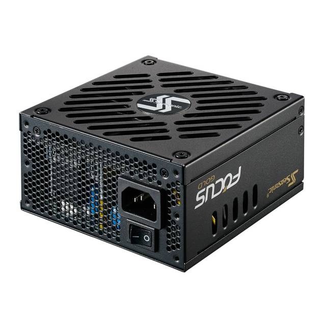 Seasonic FOCUS SGX-500, 500W 80+ Gold, Full-Modular, SFX-L Form Factor, Compact Size, Fan Control in Fanless, Silent, and Cooling Mode, 10 Year Warra