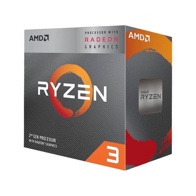 AMD YD3200C5FHBOX Ryzen 3 3200G with Radeon Vega 8 Graphics Quad-Core 3.6GHz Socket AM4, Retail