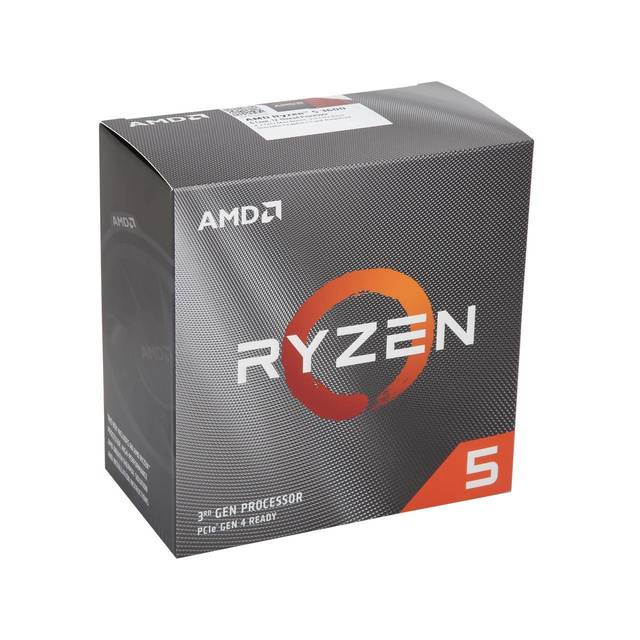 AMD 100-100000031BOX Ryzen 5 3600 Six-Core 3.6GHz Socket AM4, Retail