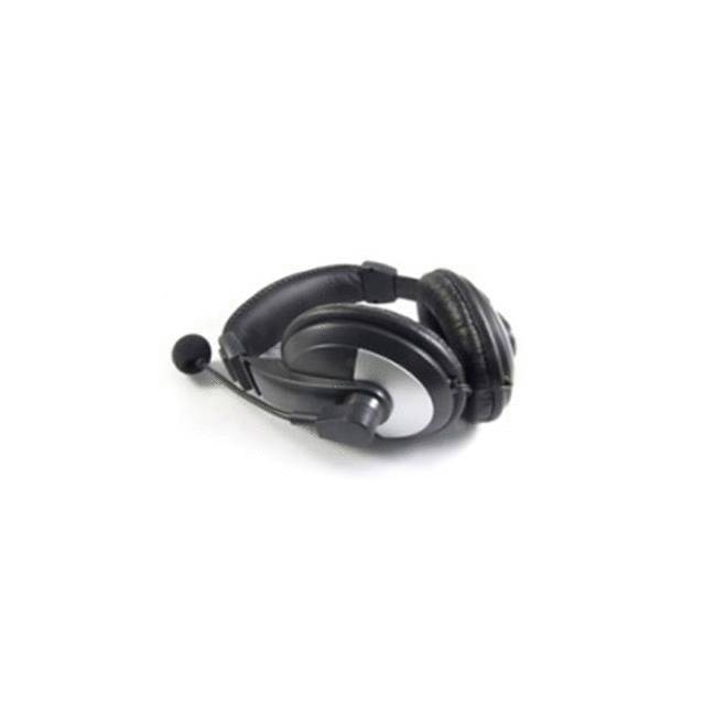 iMicro IM750BM Wired 3.5mm Leather Headset w/ Microphone