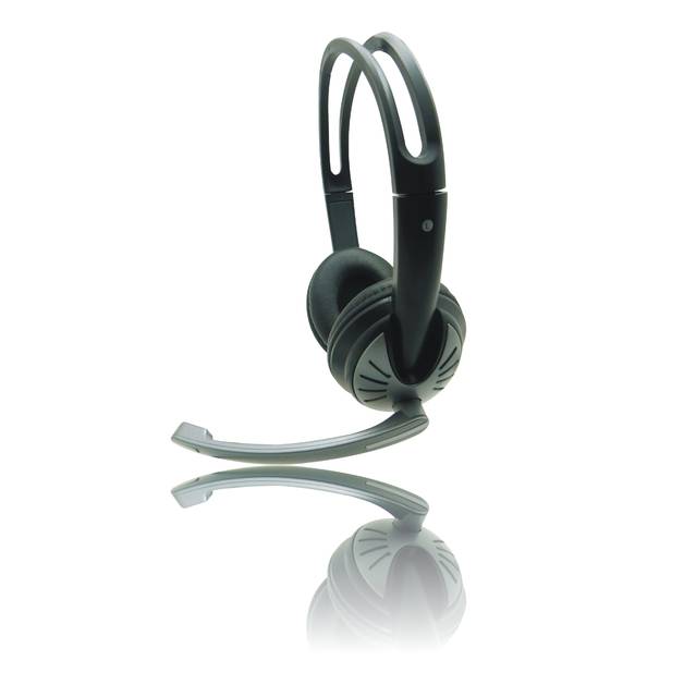 iMicro SP-IMME282 Wired USB Headphone w/ Microphone & Volume Control (Black)