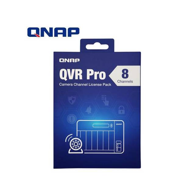 QNAP LIC-SW-QVRPRO-8CH 8 Channel License for QVR Pro