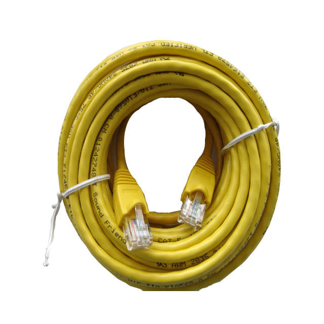 iMicro UTP-4P5E-25YEL 25ft CAT5e Cable (Yellow)